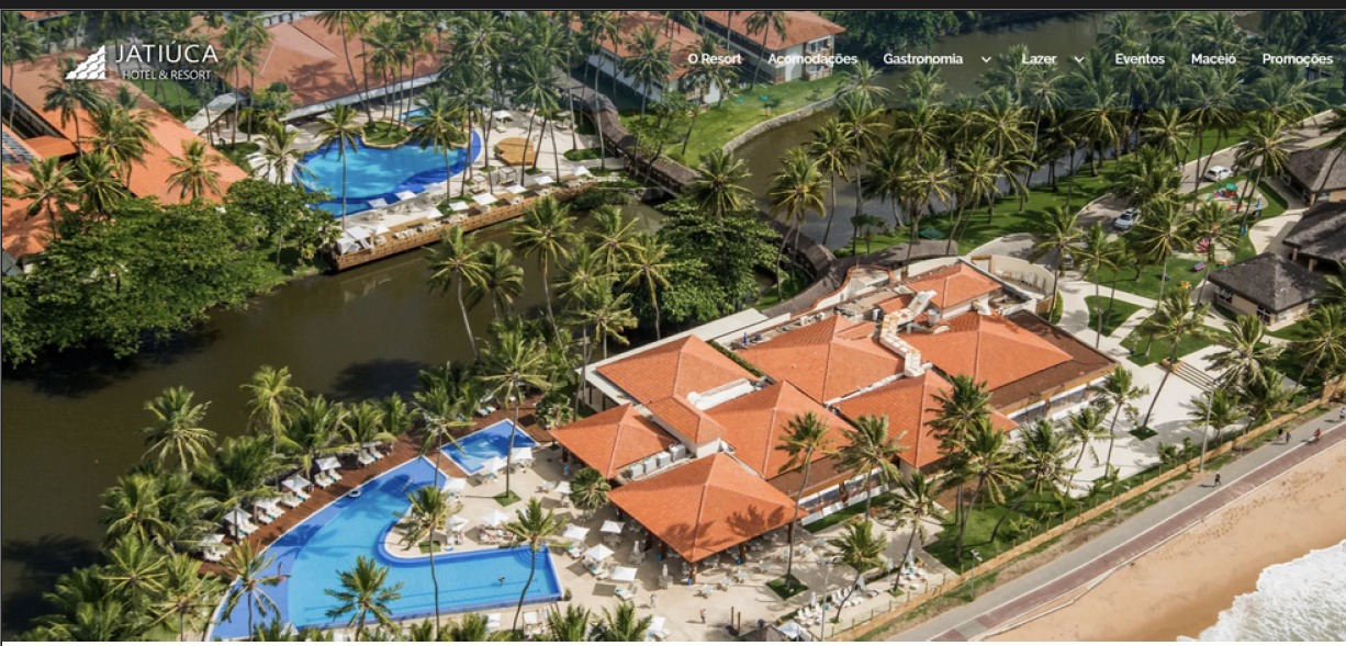 Vista aérea do Hotel Jatiúca Resort, local do 1º CDS em Maceió
